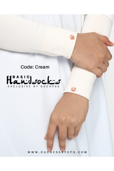 DUCHESS BASIC HANDSOCKS - CREAM